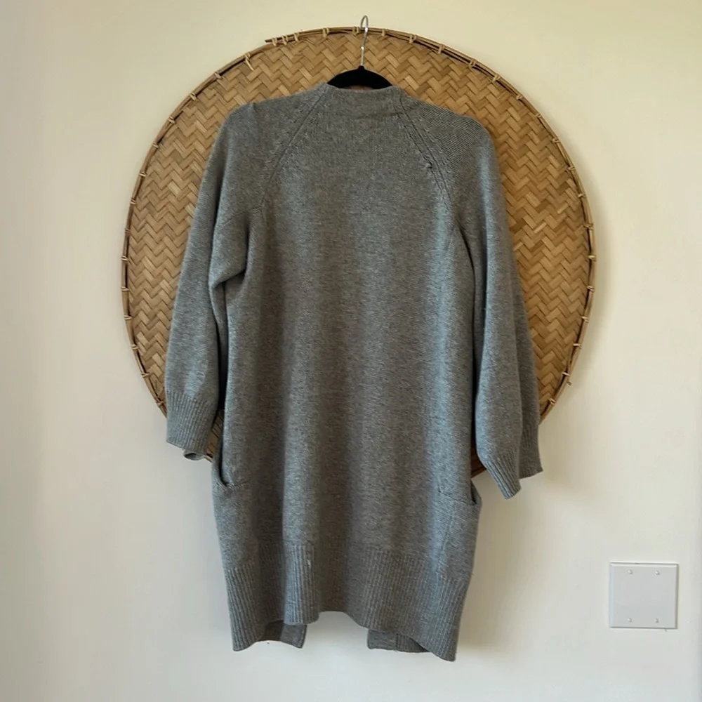 STYLISH YET COZY ACNE STUDIOS GREY CASHMERE/WOOL SONYA OPEN CARDIGAN‎ - UNISEX